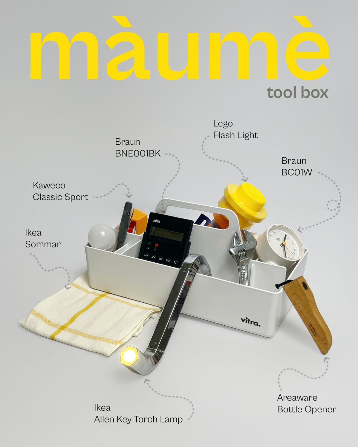 Màu mè's tool box