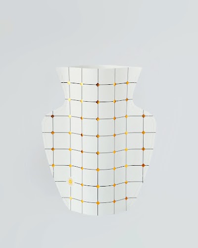 Octaevo — Paper Vase Florero - Black — Bình Hoa