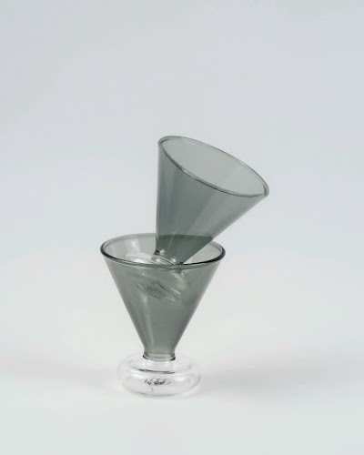Jnbyhome — Cone Elegance Glass Stem Cup — Cốc