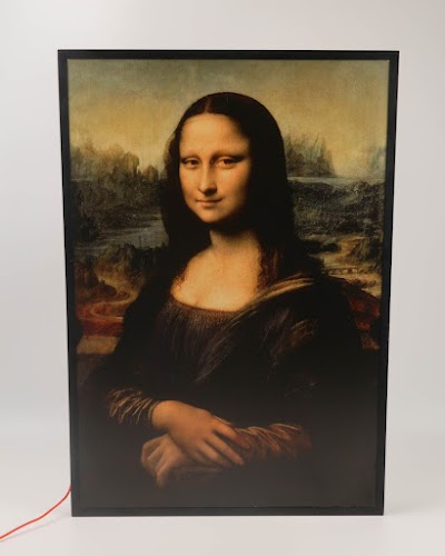 Virgil Abloh x Ikea Markerad — "Mona Lisa" Backlit Artwork — Tranh